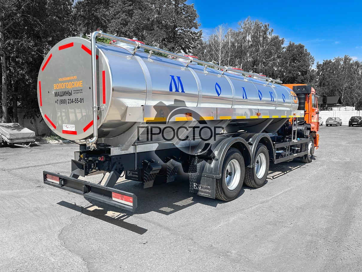 Грузовик с цистерной Камаз 65115 Автоцистерна для пищевых жидкостей (молоковоз) 14 куб.м: фото 9