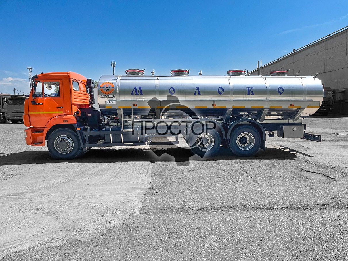 Камаз 65115 Автоцистерна для пищевых жидкостей (молоковоз) 14 куб.м - Грузовик с цистерной: фото 3 Камаз 65115 Автоцистерна для пищевых жидкостей (молоковоз) 14 куб.м - Грузовик с цистерной: фото 3