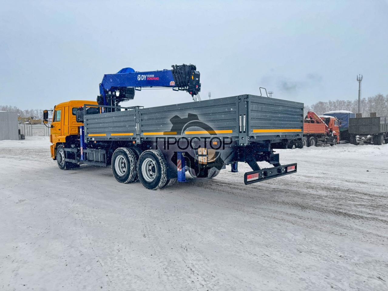 Камаз 65115 бортовой с КМУ DongYang SS 2036 - Бортовой грузовик/ Платформа, Автоманипулятор: фото 4 Камаз 65115 бортовой с КМУ DongYang SS 2036 - Бортовой грузовик/ Платформа, Автоманипулятор: фото 4