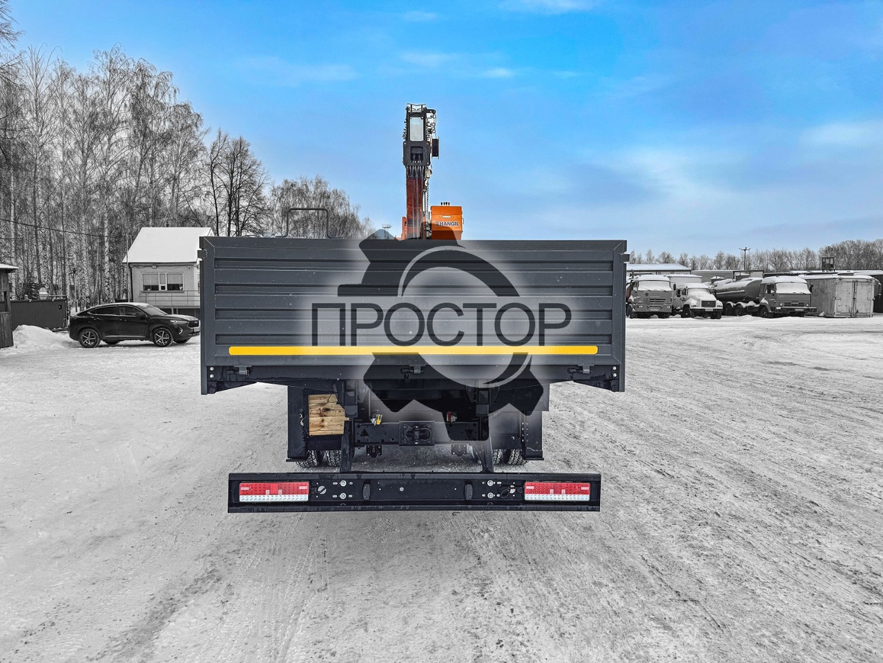 Бортовой грузовик/ Платформа, Автоманипулятор Камаз 65115 бортовой с КМУ Hangil HGC 756: фото 6