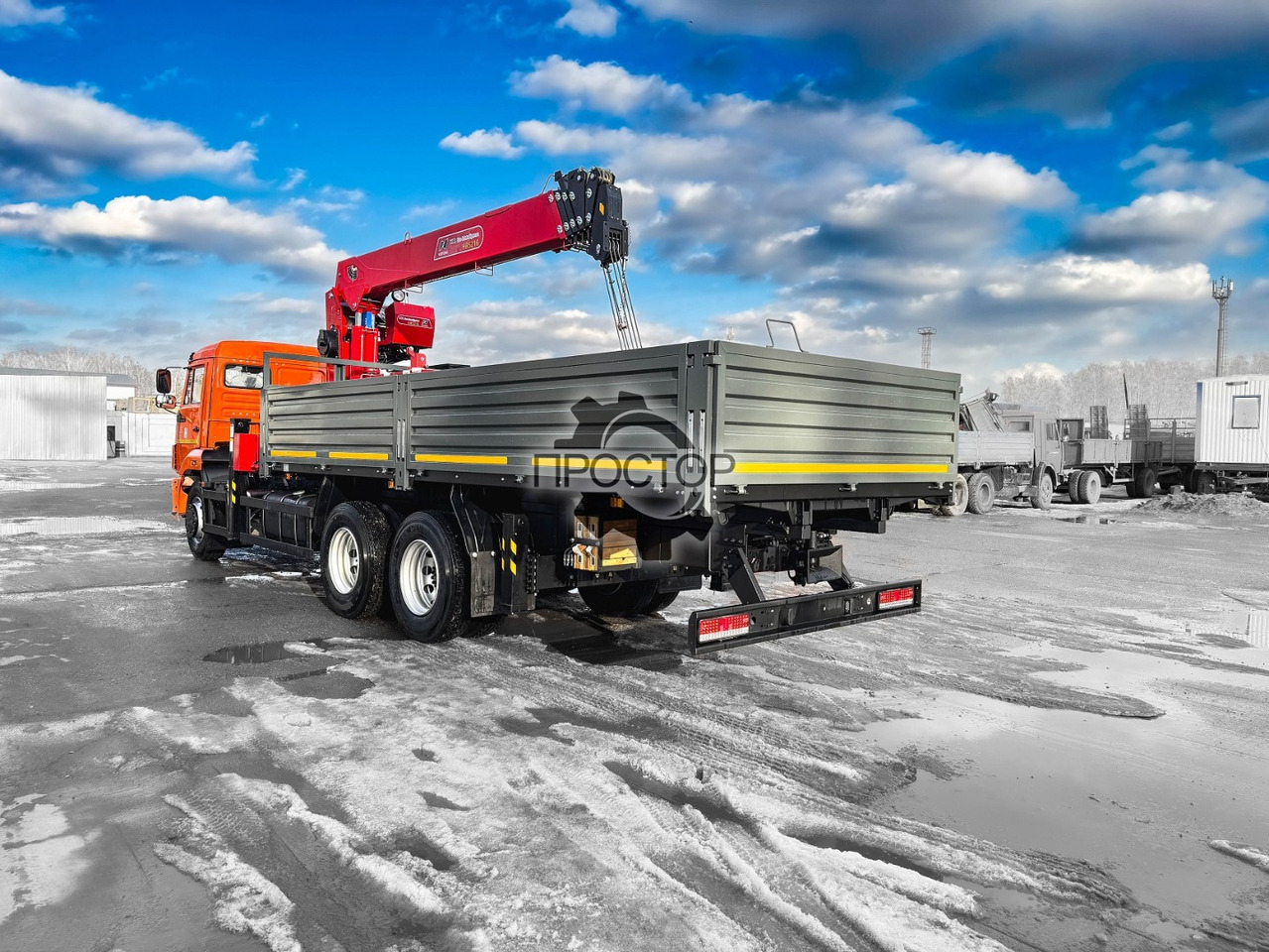 Камаз 65115 бортовой с КМУ Horyong HRS 216 - Бортовой грузовик/ Платформа, Автоманипулятор: фото 3 Камаз 65115 бортовой с КМУ Horyong HRS 216 - Бортовой грузовик/ Платформа, Автоманипулятор: фото 3