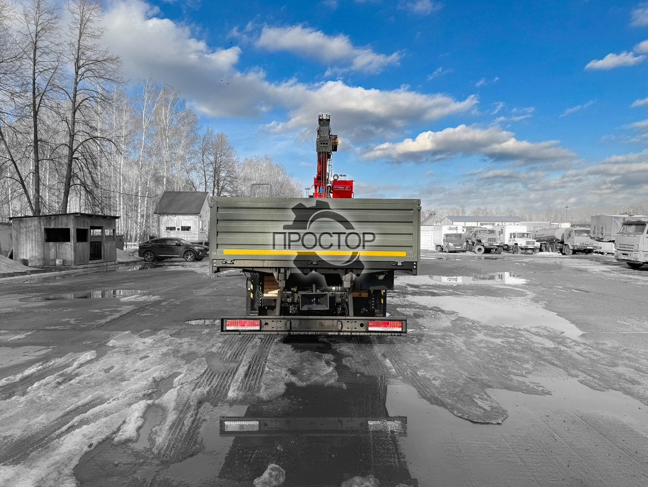 Камаз 65115 бортовой с КМУ Horyong HRS 216 - Бортовой грузовик/ Платформа, Автоманипулятор: фото 4 Камаз 65115 бортовой с КМУ Horyong HRS 216 - Бортовой грузовик/ Платформа, Автоманипулятор: фото 4