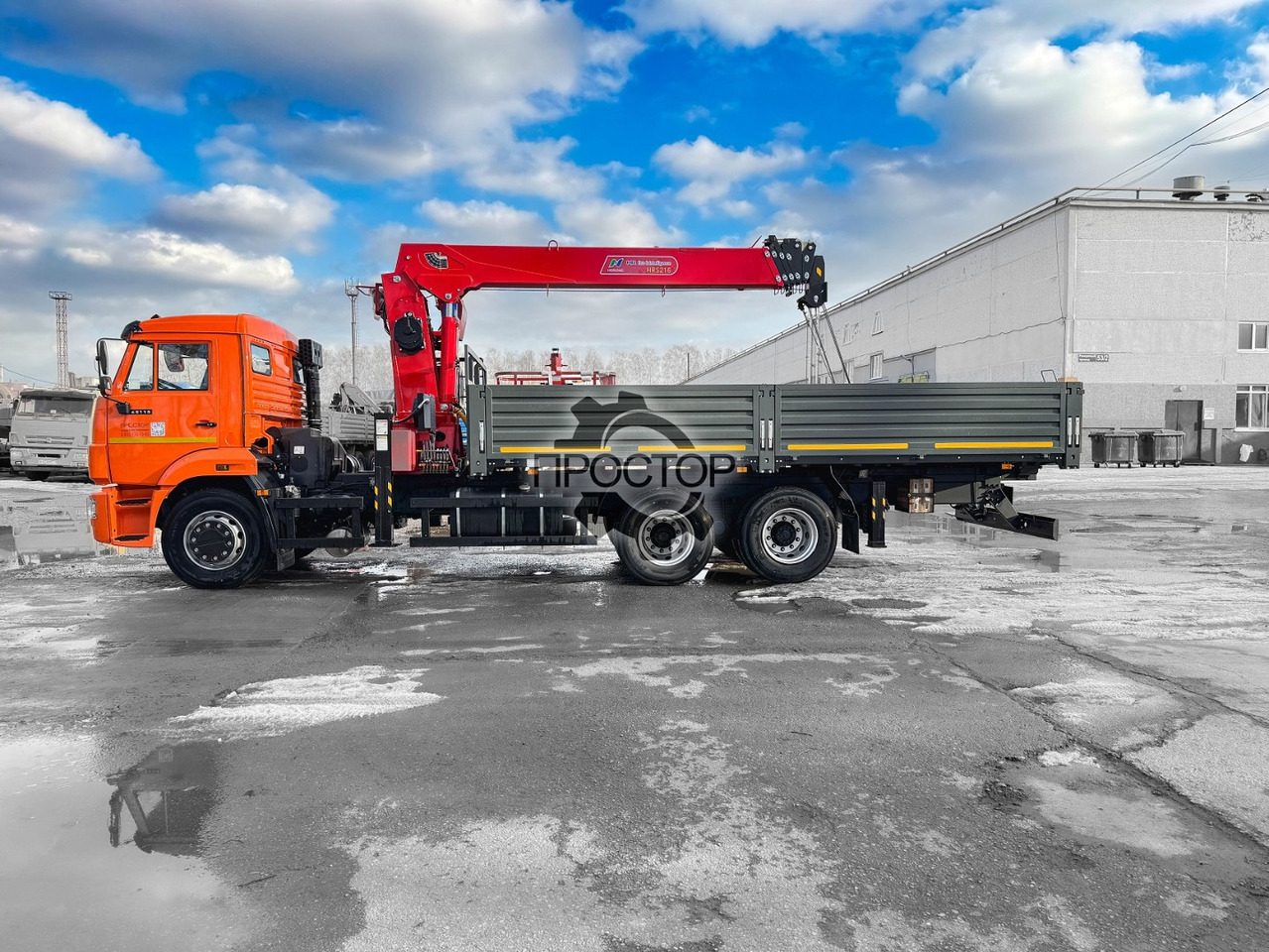 Камаз 65115 бортовой с КМУ Horyong HRS 216 - Бортовой грузовик/ Платформа, Автоманипулятор: фото 2 Камаз 65115 бортовой с КМУ Horyong HRS 216 - Бортовой грузовик/ Платформа, Автоманипулятор: фото 2