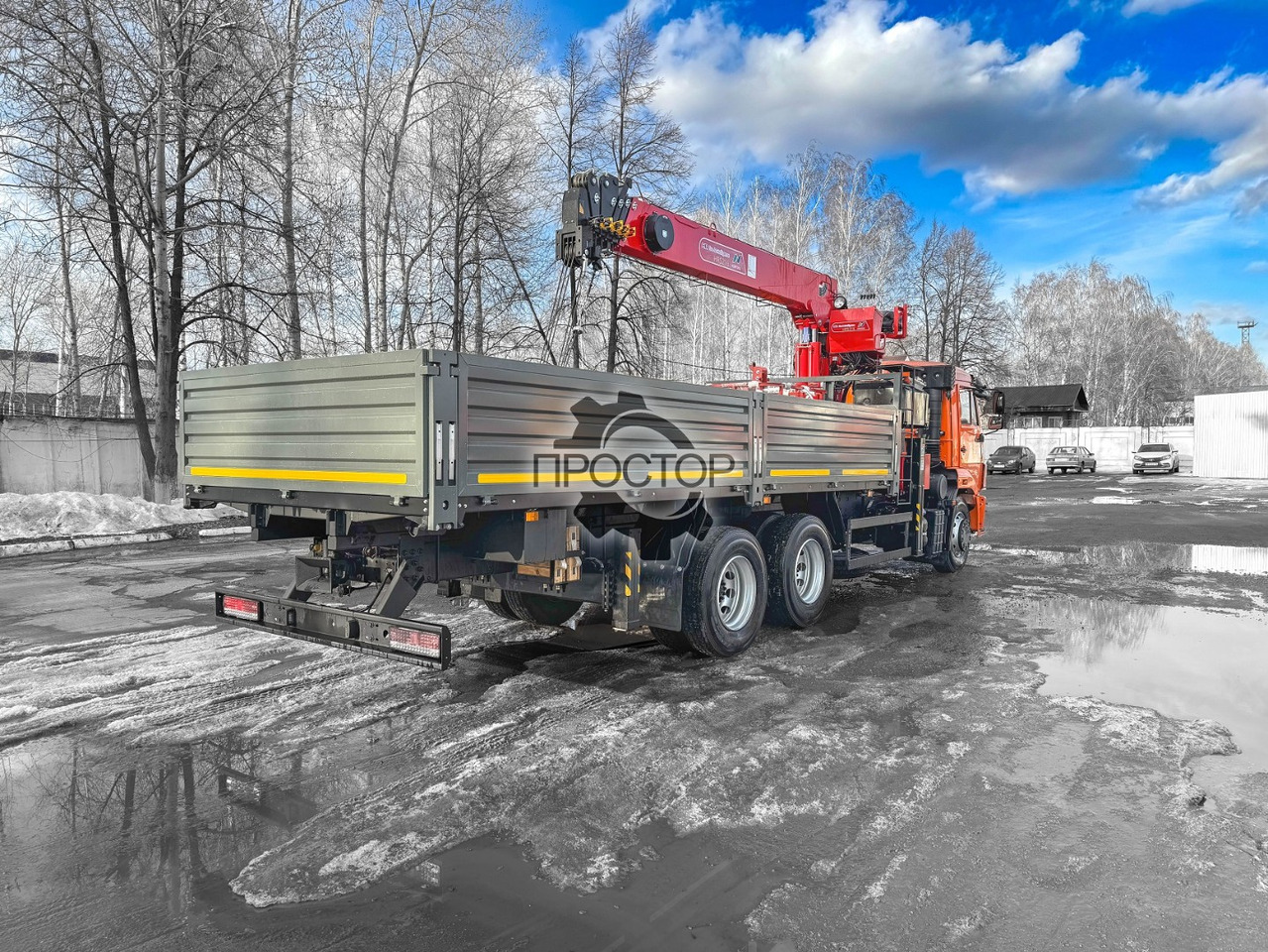 Камаз 65115 бортовой с КМУ Horyong HRS 216 - Бортовой грузовик/ Платформа, Автоманипулятор: фото 5 Камаз 65115 бортовой с КМУ Horyong HRS 216 - Бортовой грузовик/ Платформа, Автоманипулятор: фото 5