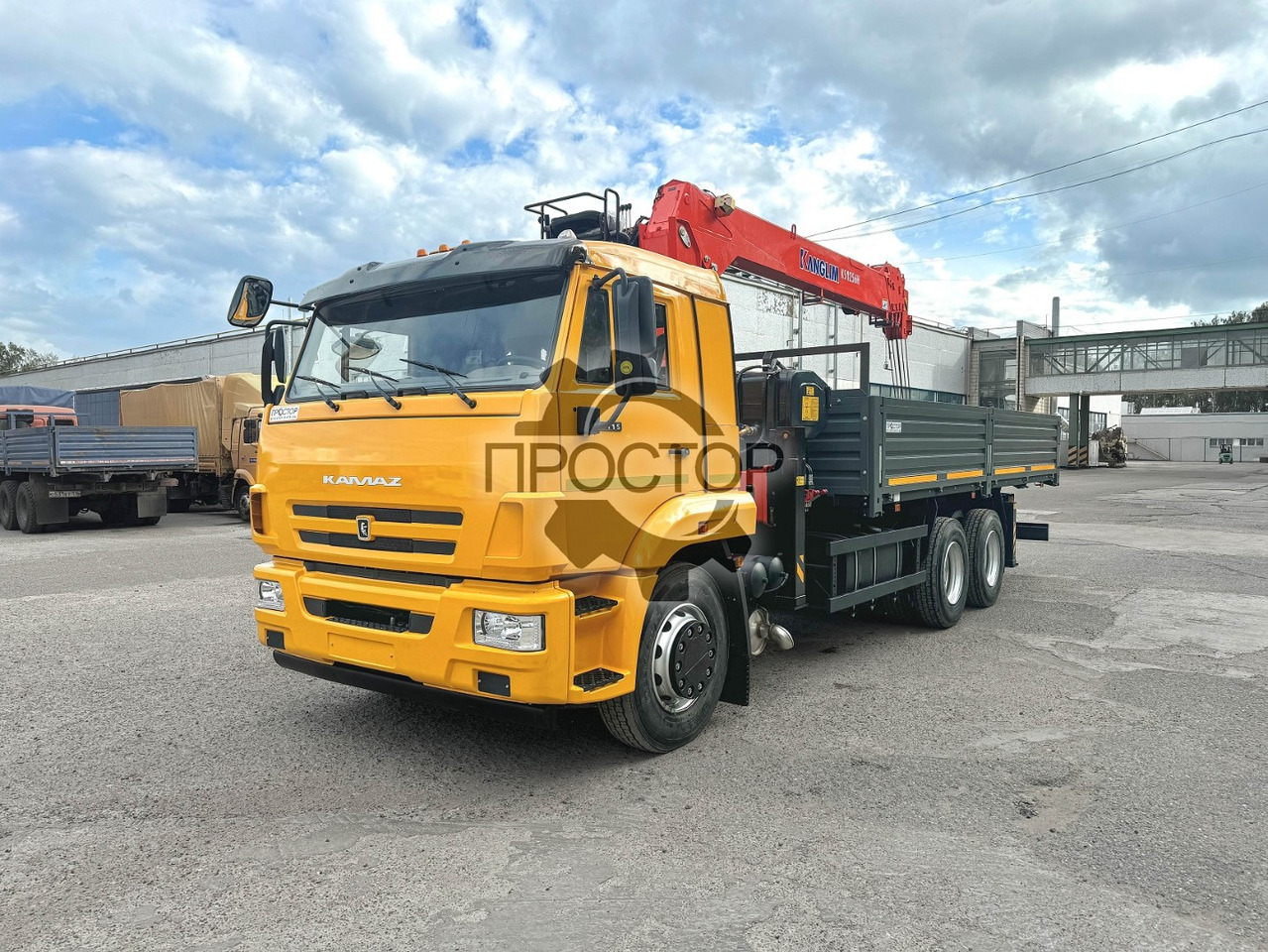 Камаз 65115 бортовой с КМУ Kanglim KS 1256 - Бортовой грузовик/ Платформа, Автоманипулятор: фото 1 Камаз 65115 бортовой с КМУ Kanglim KS 1256 - Бортовой грузовик/ Платформа, Автоманипулятор: фото 1