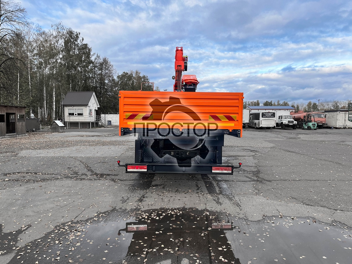 Камаз 65115 бортовой с КМУ Kanglim KS 2056 - Бортовой грузовик/ Платформа, Автоманипулятор: фото 4 Камаз 65115 бортовой с КМУ Kanglim KS 2056 - Бортовой грузовик/ Платформа, Автоманипулятор: фото 4