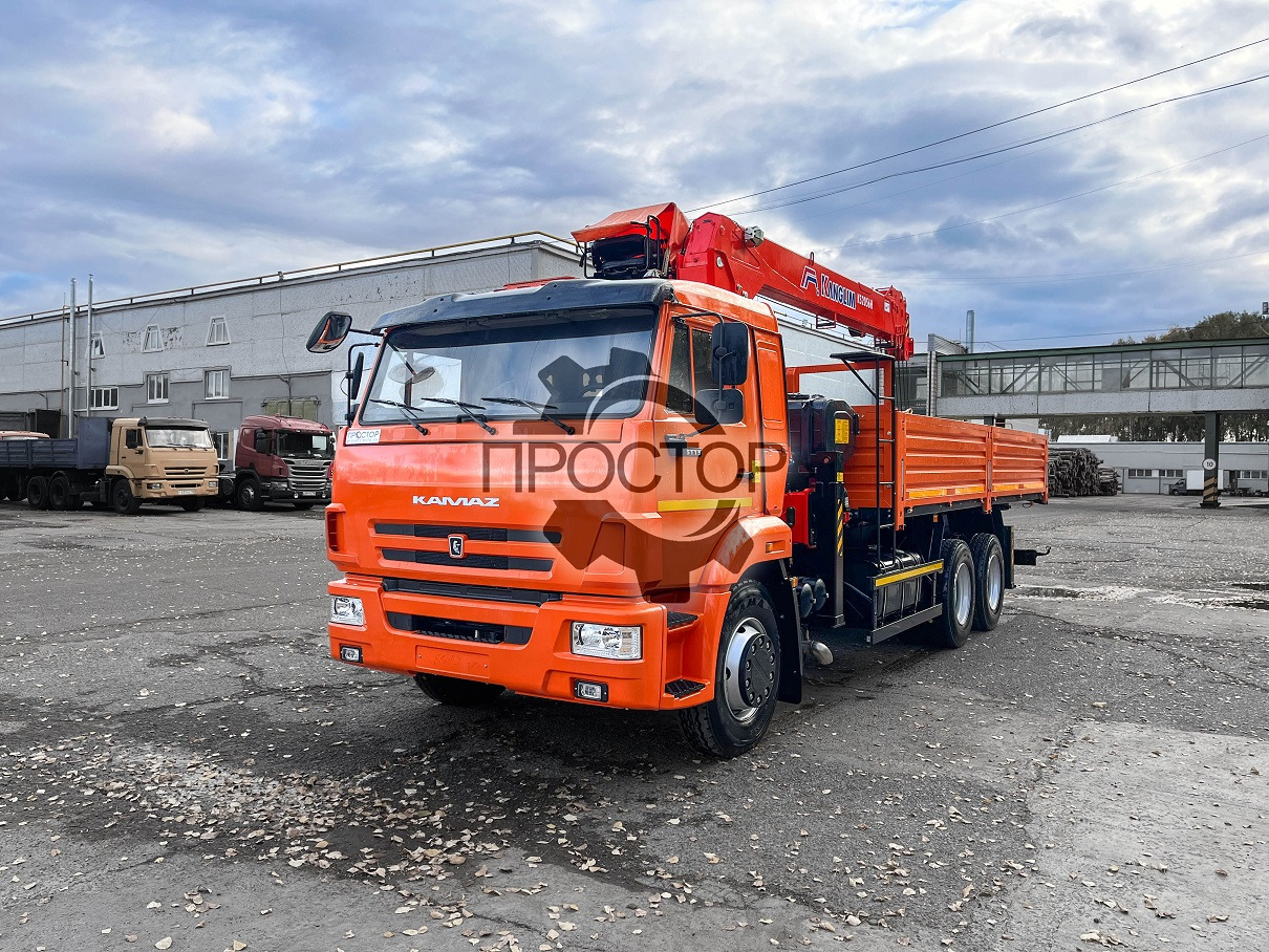 Камаз 65115 бортовой с КМУ Kanglim KS 2056 - Бортовой грузовик/ Платформа, Автоманипулятор: фото 1 Камаз 65115 бортовой с КМУ Kanglim KS 2056 - Бортовой грузовик/ Платформа, Автоманипулятор: фото 1