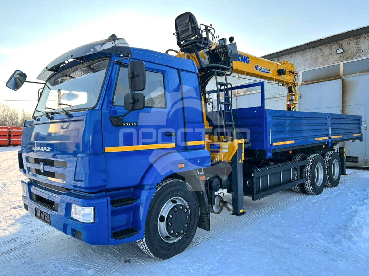 Камаз 65117 бортовой с КМУ XCMG SQS 200-6 - Бортовой грузовик/ Платформа, Автоманипулятор: фото 3 Камаз 65117 бортовой с КМУ XCMG SQS 200-6 - Бортовой грузовик/ Платформа, Автоманипулятор: фото 3