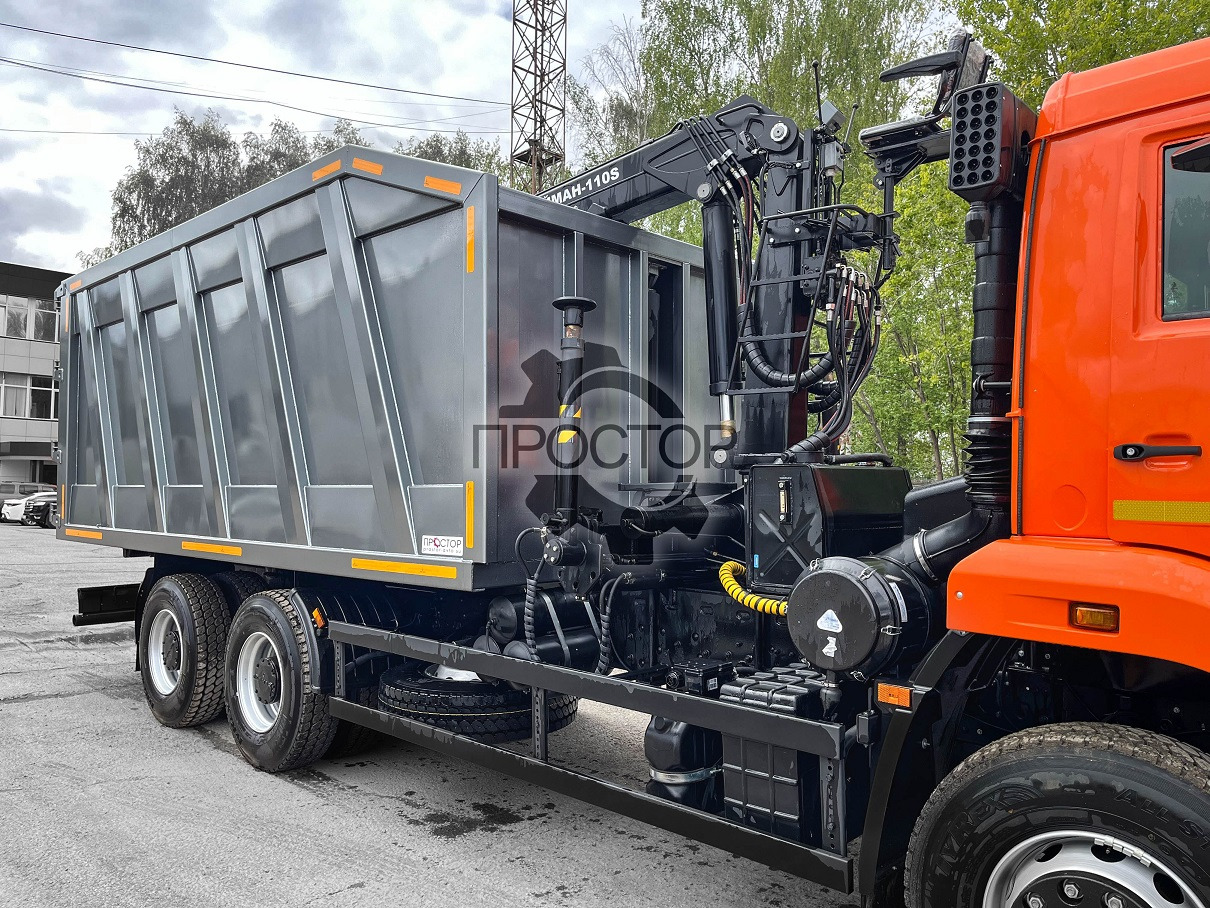 Самосвал Камаз 6520 Ломовоз с КМУ Майман 110S: фото 6