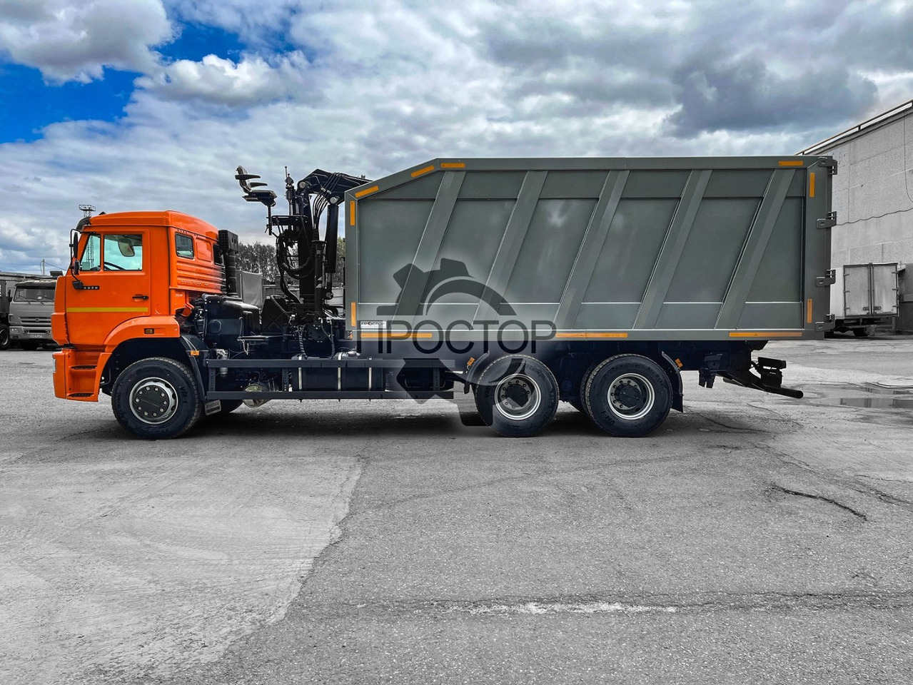 Камаз 6520 Ломовоз с КМУ Майман 110S - Самосвал: фото 1 Камаз 6520 Ломовоз с КМУ Майман 110S - Самосвал: фото 1