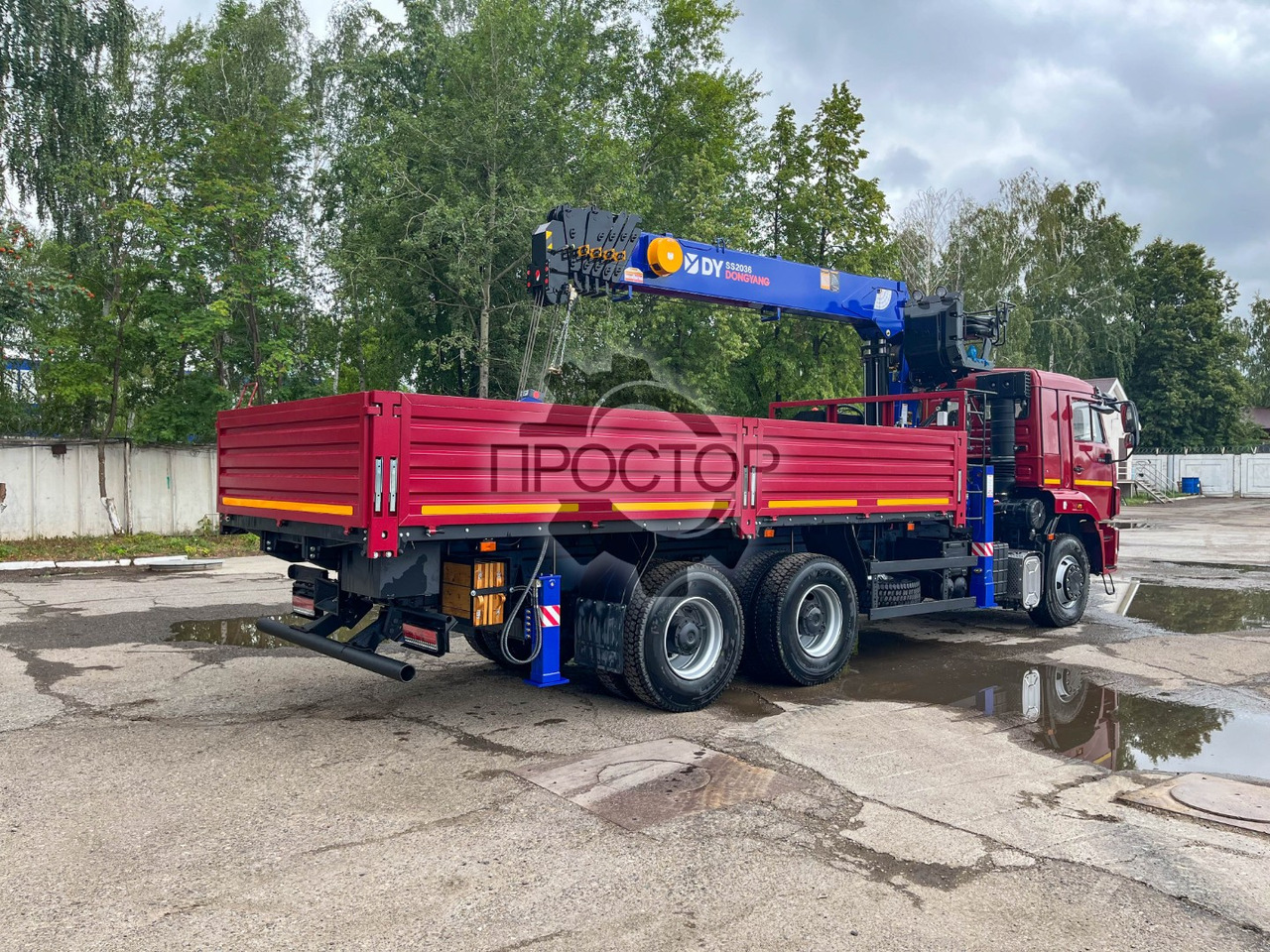 Камаз 6520 бортовой с КМУ DongYang SS 2036 - Бортовой грузовик/ Платформа, Автоманипулятор: фото 2 Камаз 6520 бортовой с КМУ DongYang SS 2036 - Бортовой грузовик/ Платформа, Автоманипулятор: фото 2
