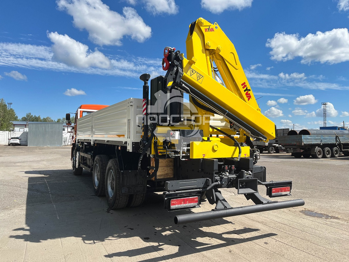 Камаз 6520 бортовой с КМУ Hyva HB 152 - Бортовой грузовик/ Платформа, Автоманипулятор: фото 4 Камаз 6520 бортовой с КМУ Hyva HB 152 - Бортовой грузовик/ Платформа, Автоманипулятор: фото 4