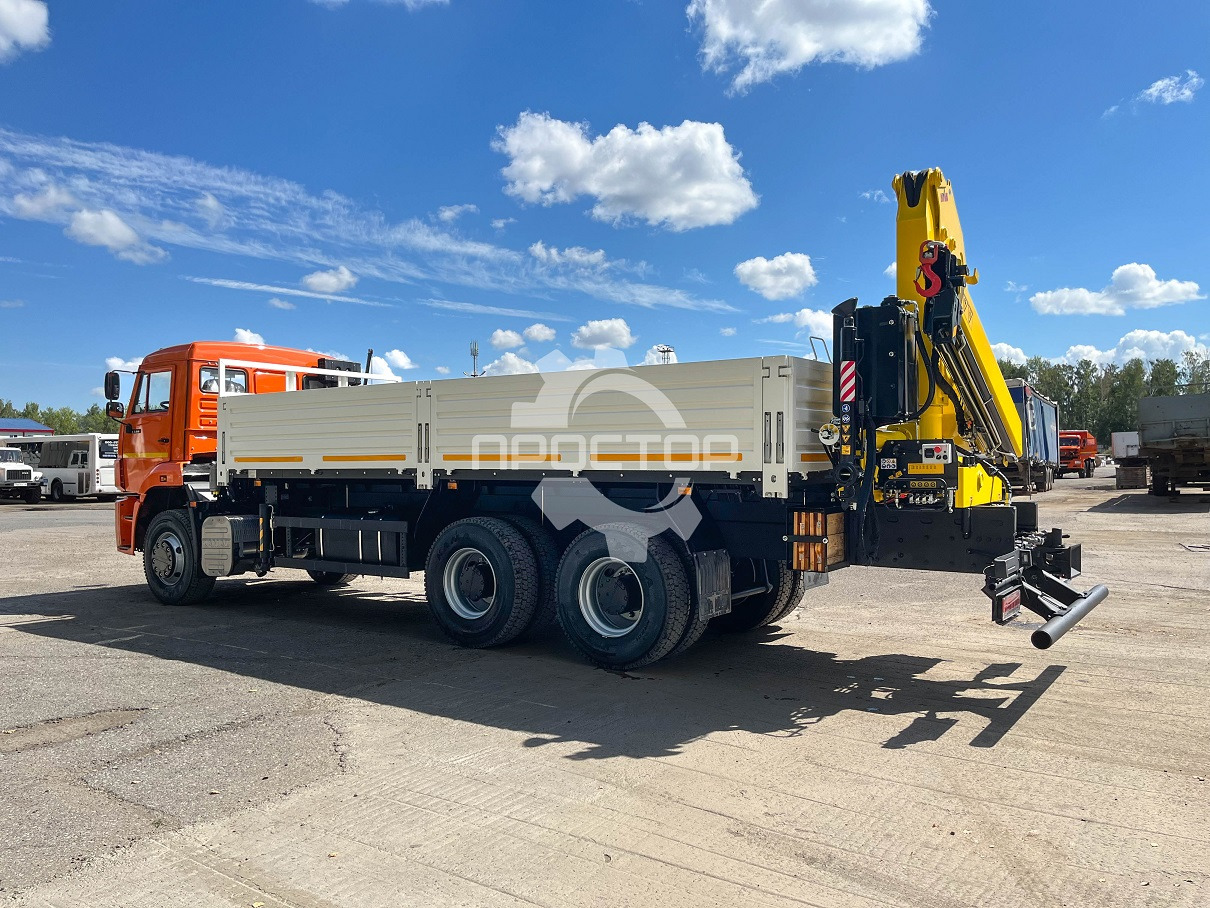 Камаз 6520 бортовой с КМУ Hyva HB 152 - Бортовой грузовик/ Платформа, Автоманипулятор: фото 5 Камаз 6520 бортовой с КМУ Hyva HB 152 - Бортовой грузовик/ Платформа, Автоманипулятор: фото 5