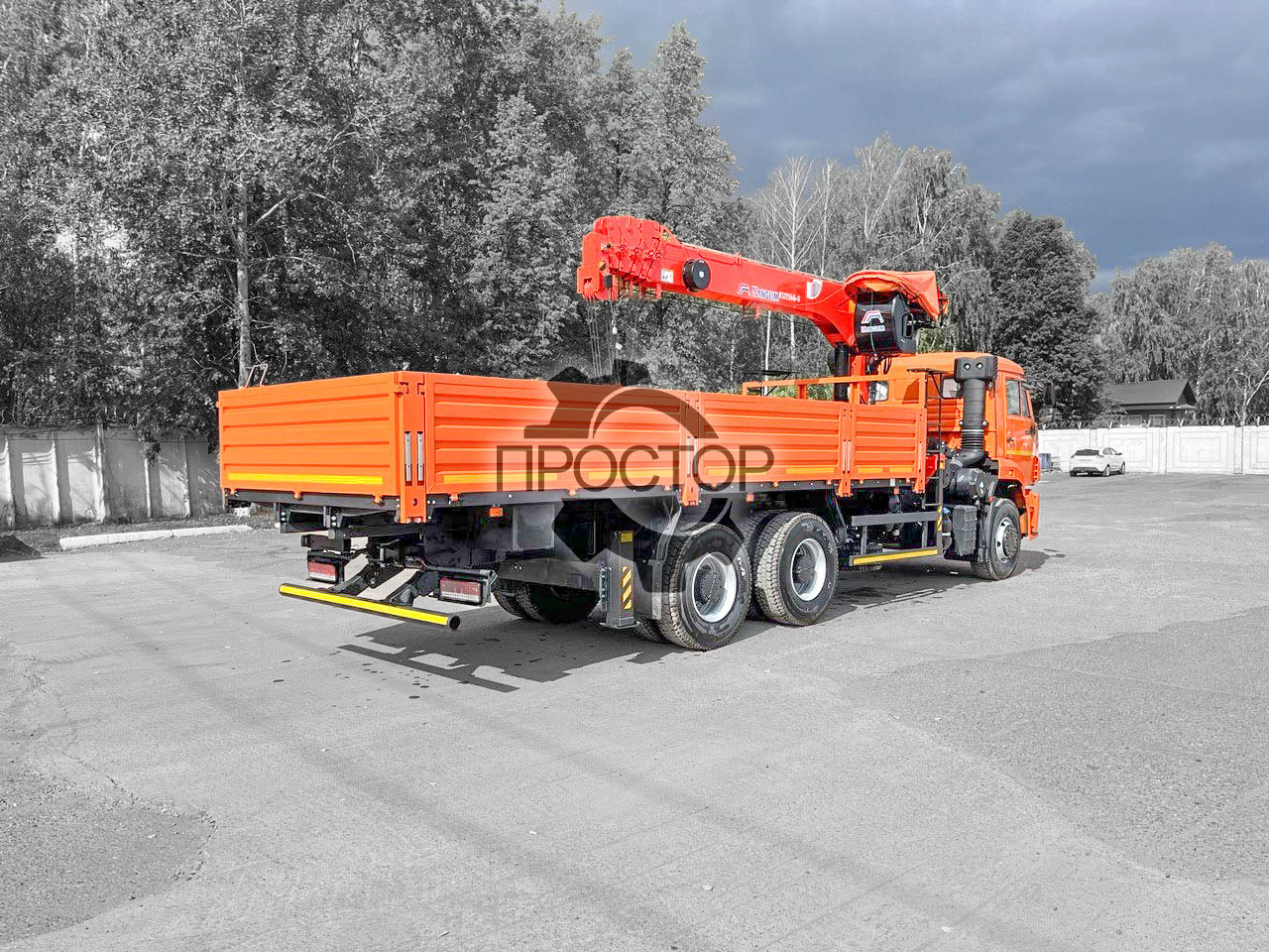 Камаз 6520 бортовой с КМУ Kanglim KS 1256 - Бортовой грузовик/ Платформа, Автоманипулятор: фото 5 Камаз 6520 бортовой с КМУ Kanglim KS 1256 - Бортовой грузовик/ Платформа, Автоманипулятор: фото 5