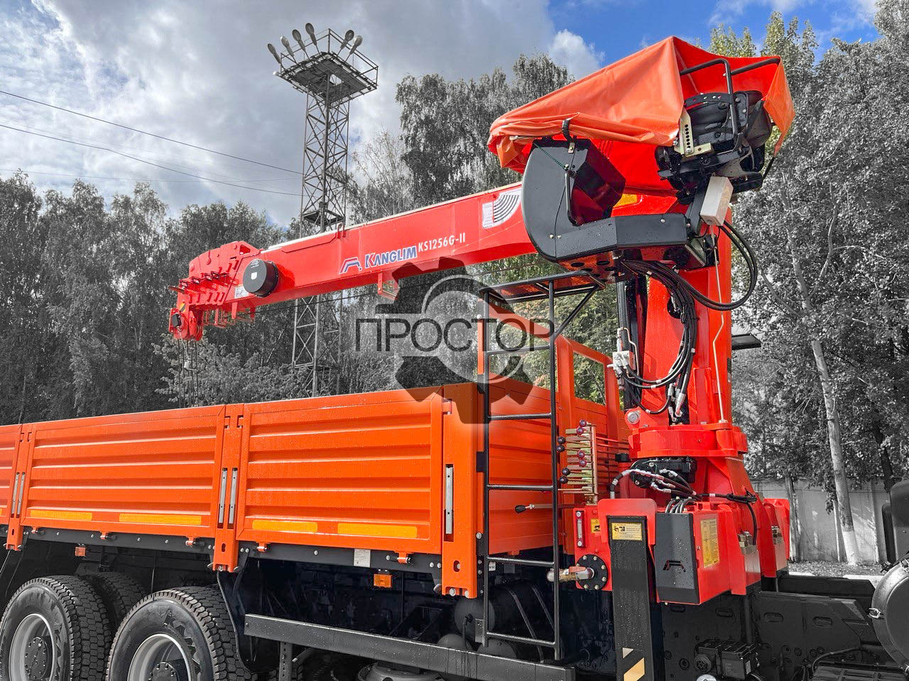 Камаз 6520 бортовой с КМУ Kanglim KS 1256 - Бортовой грузовик/ Платформа, Автоманипулятор: фото 2 Камаз 6520 бортовой с КМУ Kanglim KS 1256 - Бортовой грузовик/ Платформа, Автоманипулятор: фото 2