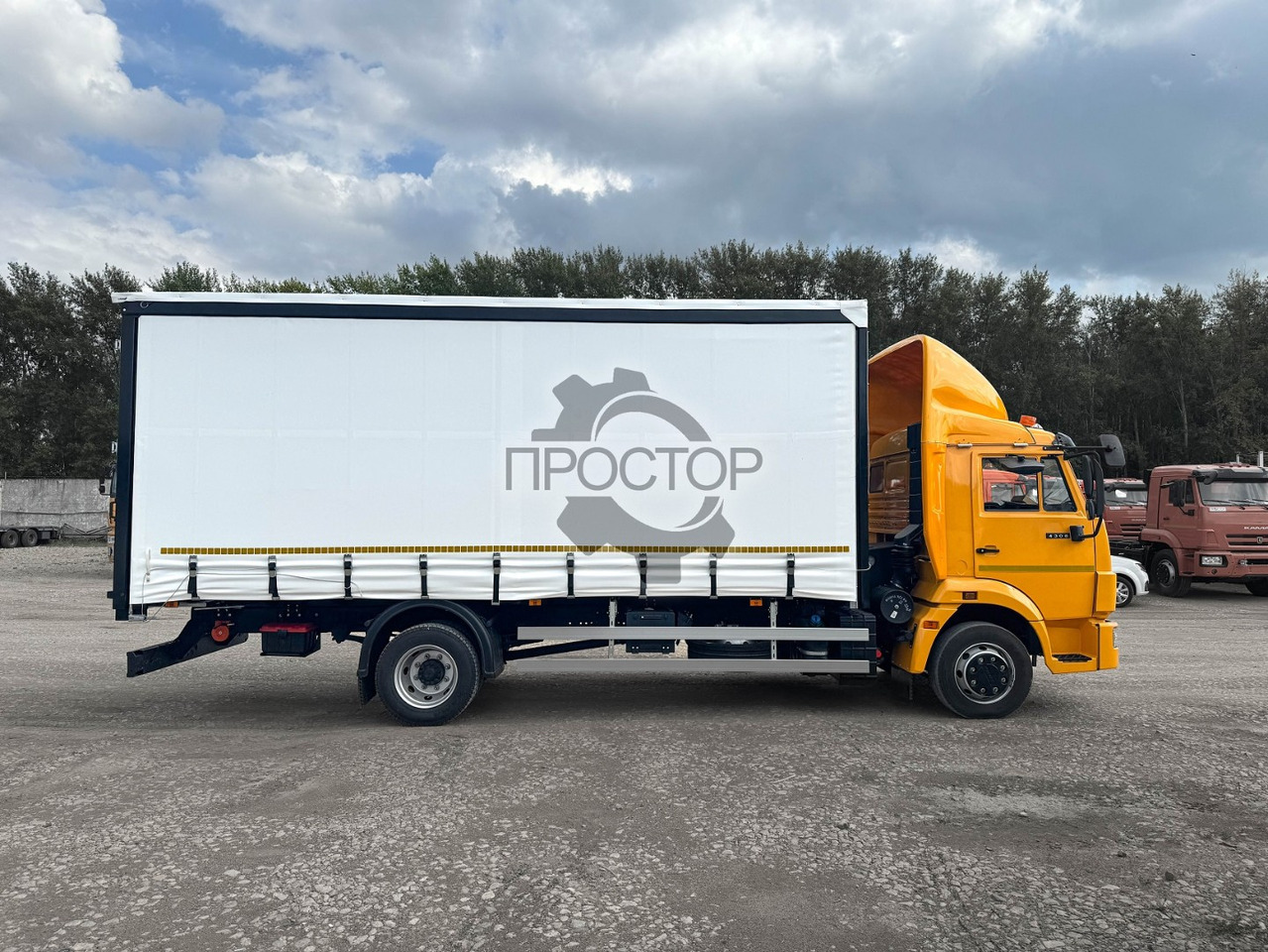 Камаз Камаз 4308 Европлатформа шторная (ДОПОГ) - Тентованный грузовик: фото 2 Камаз Камаз 4308 Европлатформа шторная (ДОПОГ) - Тентованный грузовик: фото 2