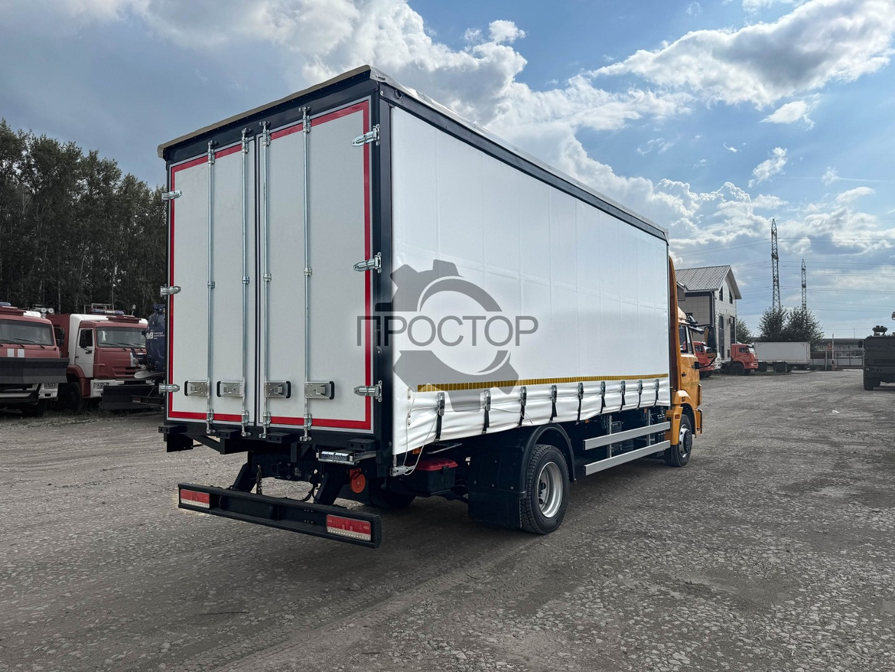 Камаз Камаз 4308 Европлатформа шторная (ДОПОГ) - Тентованный грузовик: фото 3 Камаз Камаз 4308 Европлатформа шторная (ДОПОГ) - Тентованный грузовик: фото 3