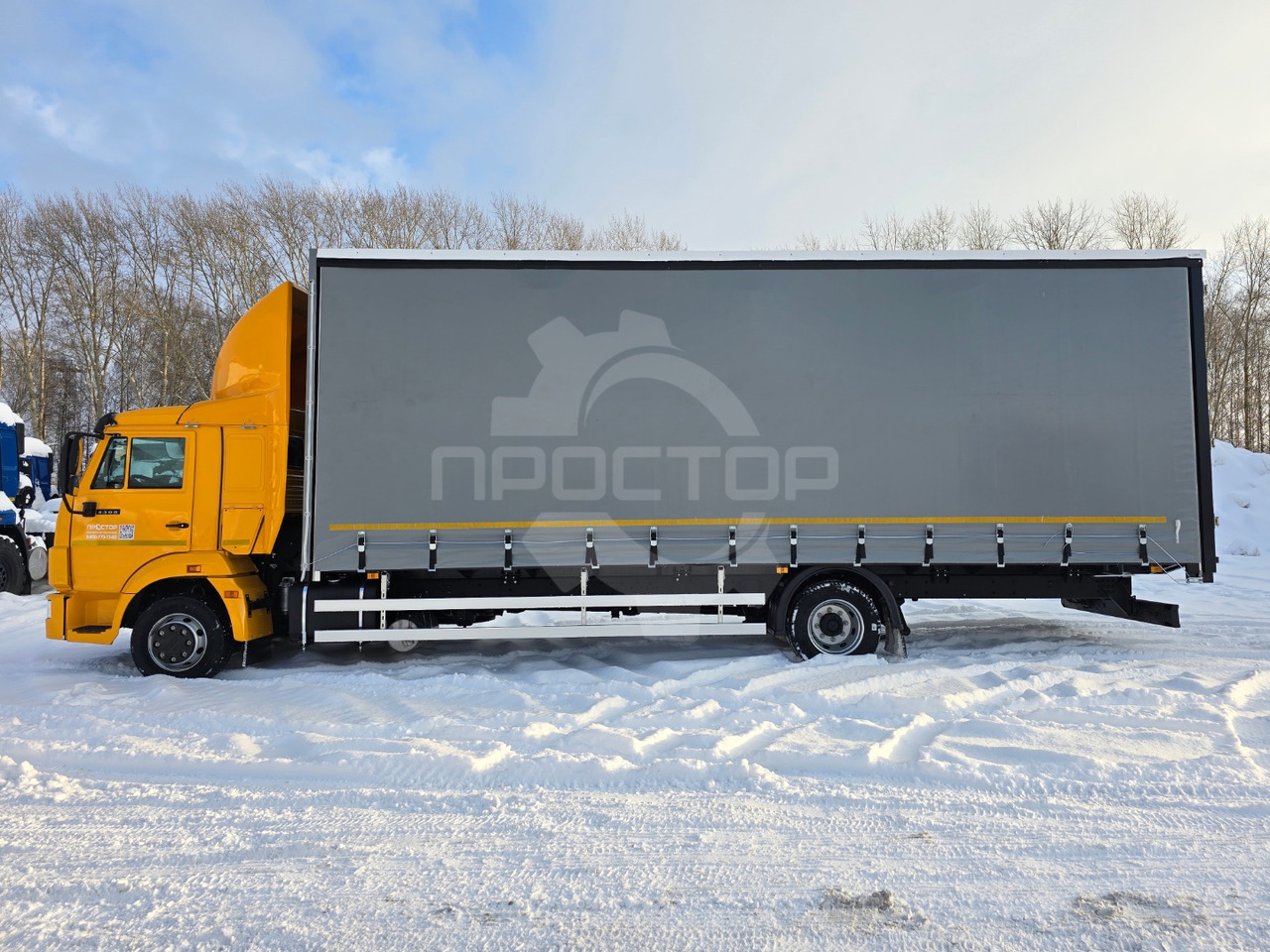 Тентованный грузовик Камаз Камаз 4308 Европлатформа шторная: фото 7