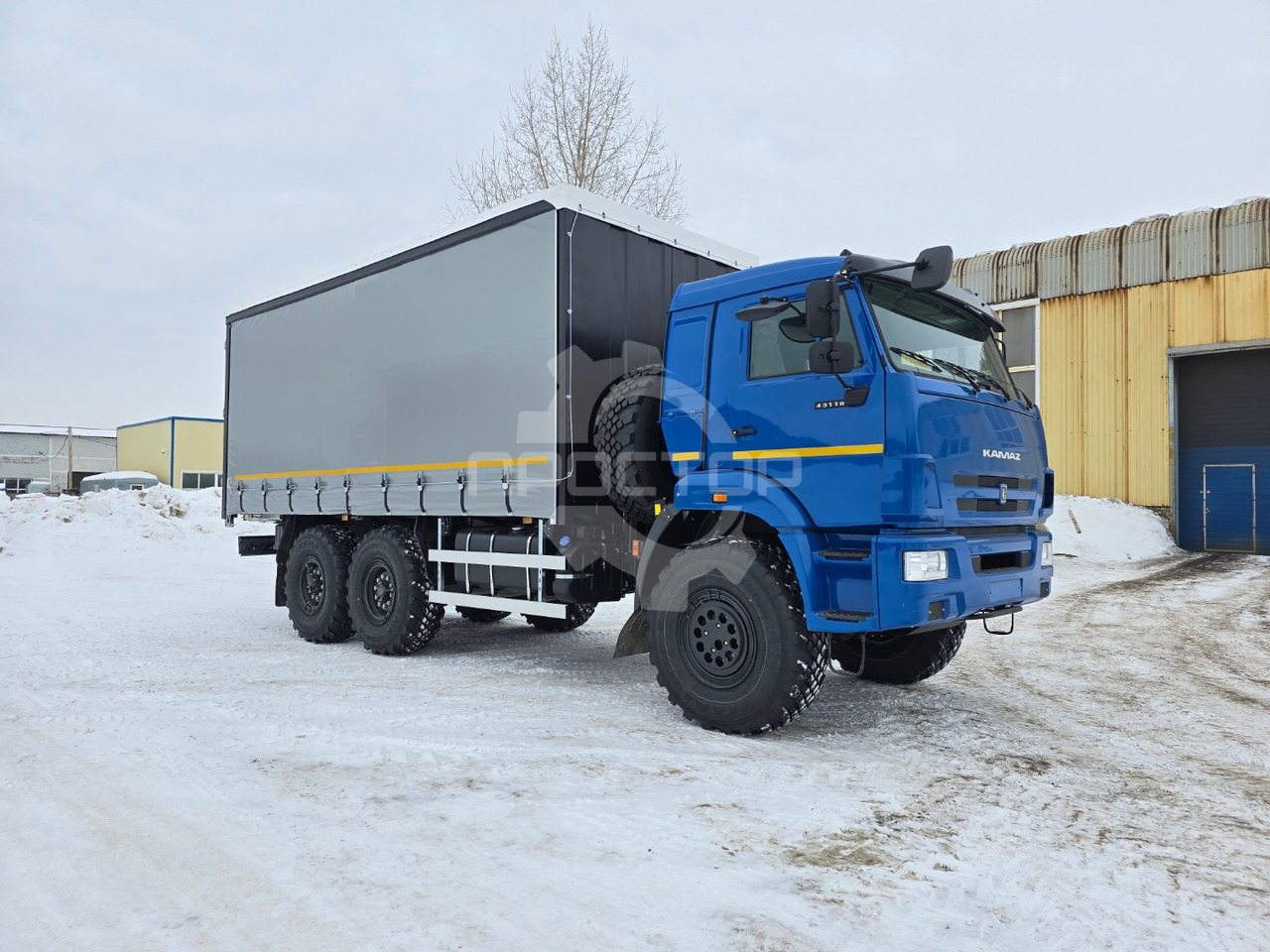 Новый Тентованный грузовик Камаз Камаз 43118 Европлатформа шторная: фото 8