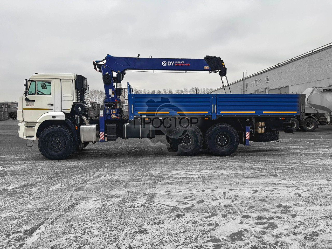 Новый Бортовой грузовик/ Платформа, Автоманипулятор Камаз Камаз 43118 бортовой с КМУ DongYang SS 1956 ACE: фото 8