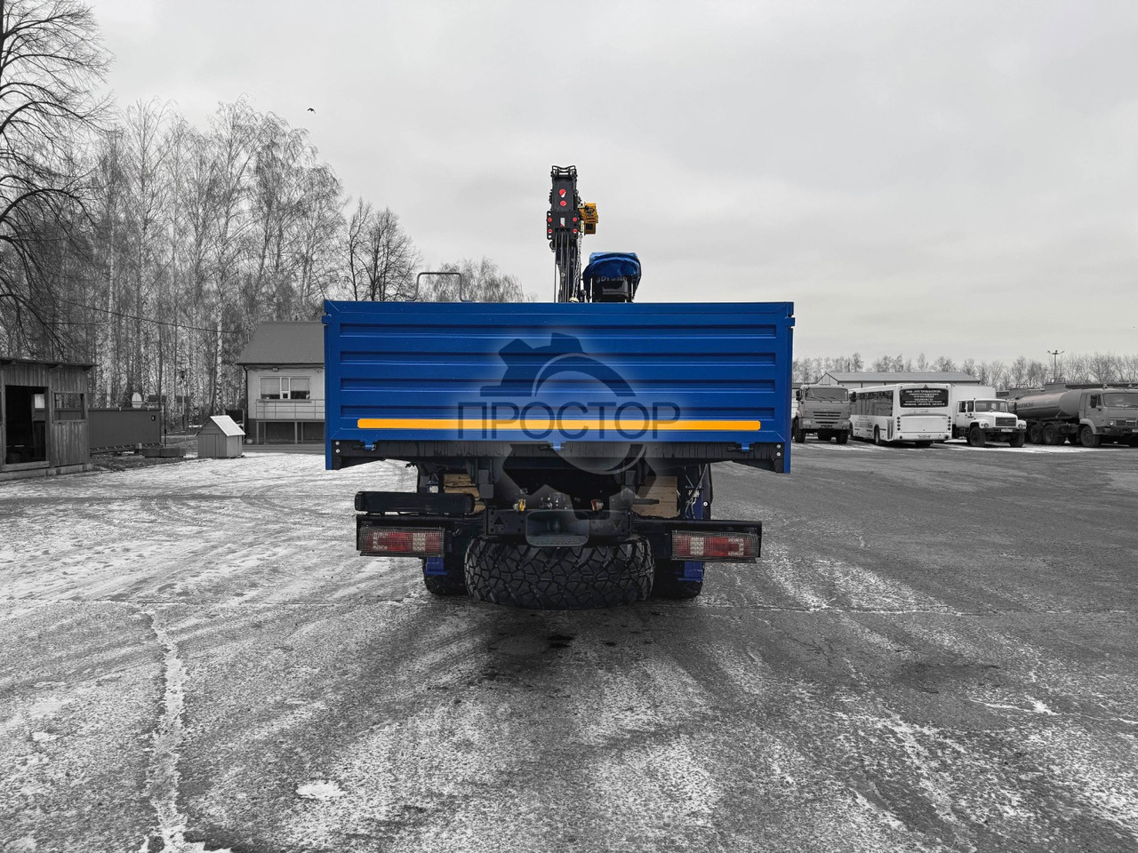 Новый Бортовой грузовик/ Платформа, Автоманипулятор Камаз Камаз 43118 бортовой с КМУ DongYang SS 1956 ACE: фото 6