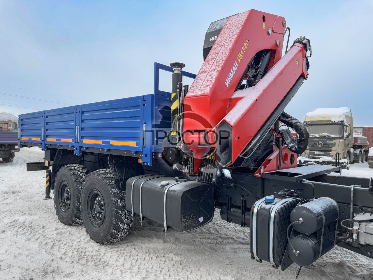 Новый Бортовой грузовик/ Платформа, Автоманипулятор Камаз Камаз 43118 бортовой с КМУ Инман IM 320: фото 11