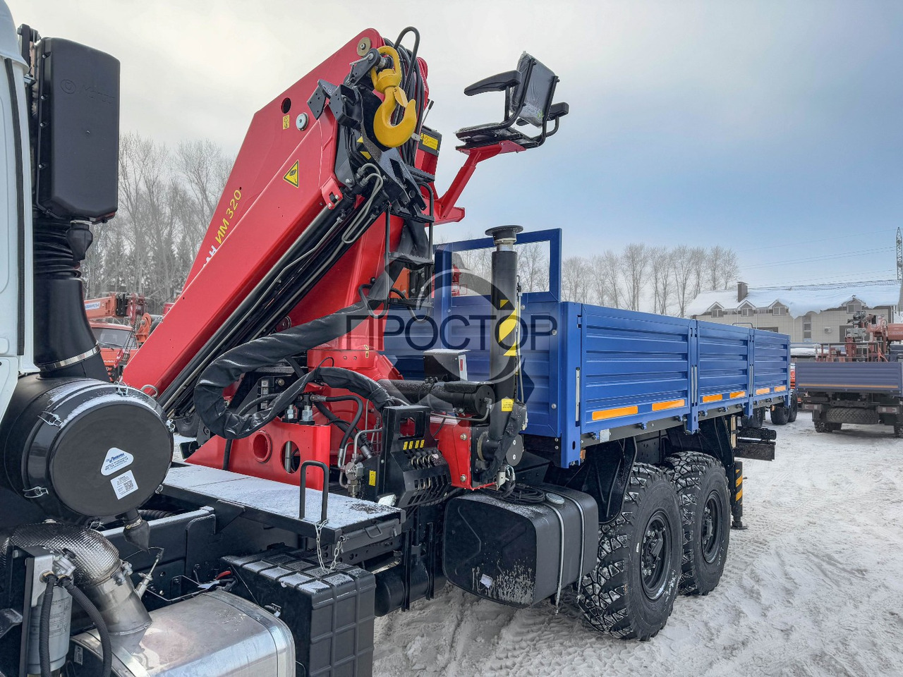 Новый Бортовой грузовик/ Платформа, Автоманипулятор Камаз Камаз 43118 бортовой с КМУ Инман IM 320: фото 10