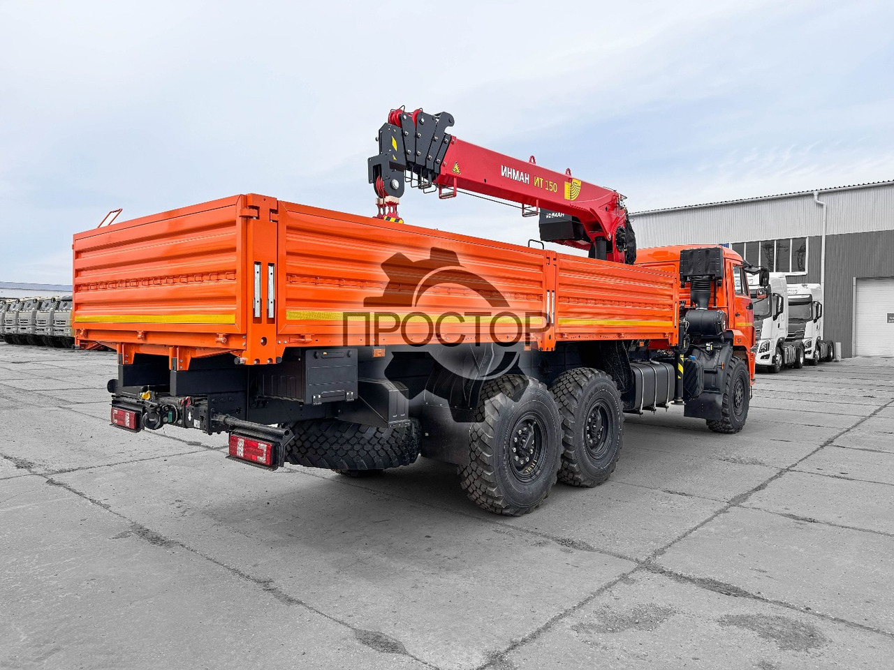 Новый Бортовой грузовик/ Платформа, Автоманипулятор Камаз Камаз 43118 бортовой с КМУ Инман IT 150: фото 7