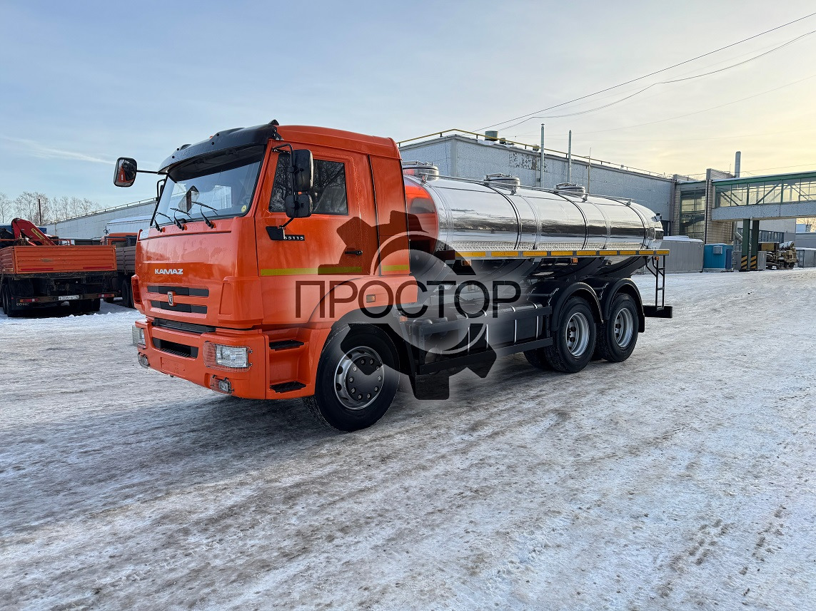 Новый Грузовик с цистерной Камаз Камаз 65115 Автоцистерна для пищевых жидкостей (молоковоз) 10.5 куб.м: фото 15