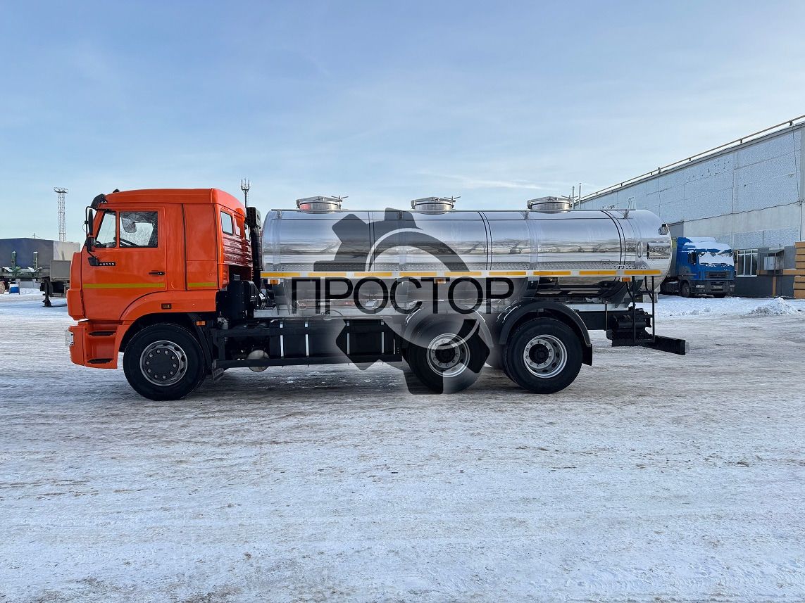 Новый Грузовик с цистерной Камаз Камаз 65115 Автоцистерна для пищевых жидкостей (молоковоз) 10.5 куб.м: фото 8
