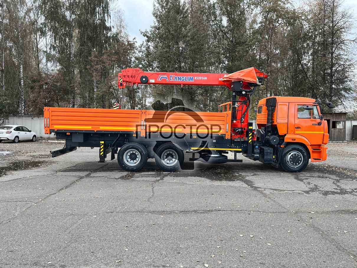 Камаз Камаз 65115 бортовой с КМУ Kanglim KS 2056 - Бортовой грузовик/ Платформа, Автоманипулятор: фото 2 Камаз Камаз 65115 бортовой с КМУ Kanglim KS 2056 - Бортовой грузовик/ Платформа, Автоманипулятор: фото 2