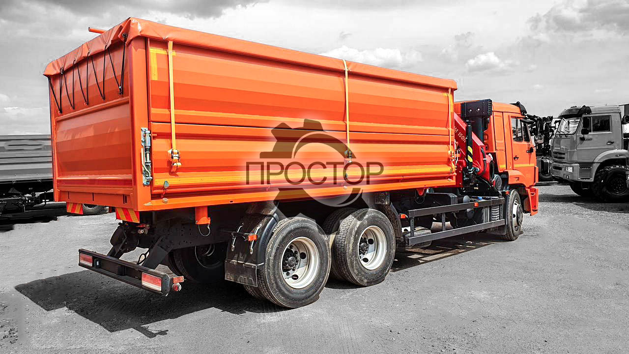 Камаз Камаз 65115 самосвал (зерновоз) с КМУ Инман ИМ-150N - Самосвал, Автоманипулятор: фото 2 Камаз Камаз 65115 самосвал (зерновоз) с КМУ Инман ИМ-150N - Самосвал, Автоманипулятор: фото 2