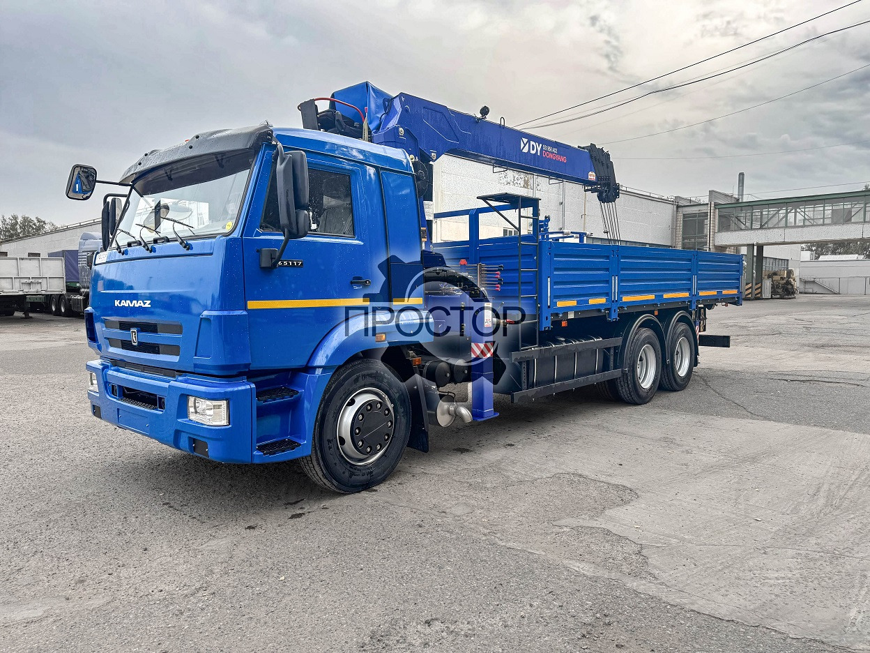 Новый Бортовой грузовик/ Платформа, Автоманипулятор Камаз Камаз 65117 бортовой с КМУ DongYang SS 1956 ACE: фото 8
