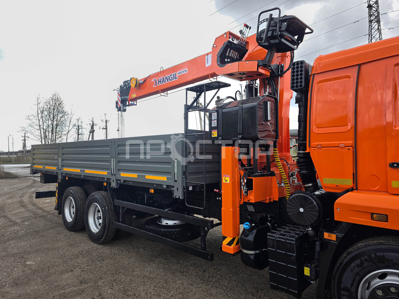 Камаз Камаз 65117 бортовой с КМУ Hangil HGC 976 - Бортовой грузовик/ Платформа, Автоманипулятор: фото 2 Камаз Камаз 65117 бортовой с КМУ Hangil HGC 976 - Бортовой грузовик/ Платформа, Автоманипулятор: фото 2