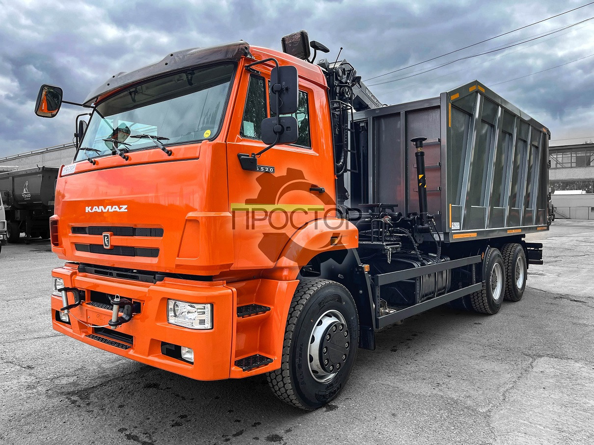 Новый Самосвал Камаз Камаз 6520 Ломовоз с КМУ Майман 110S: фото 7