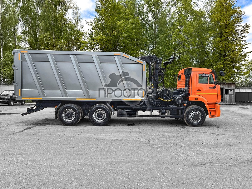 Новый Самосвал Камаз Камаз 6520 Ломовоз с КМУ Майман 110S: фото 8