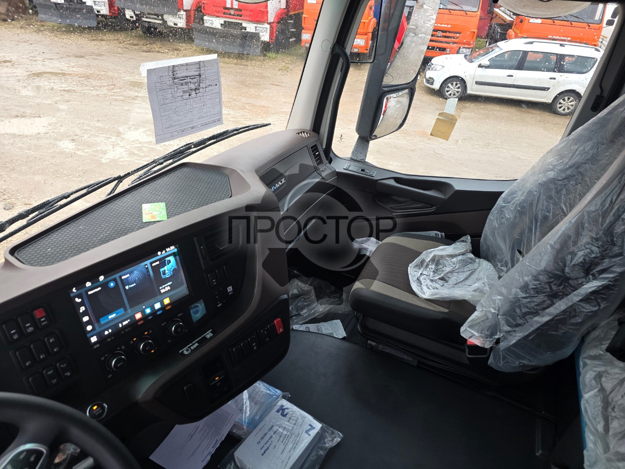 Новый Тентованный грузовик Камаз Камаз 65658-49 Европлатформа шторная: фото 12