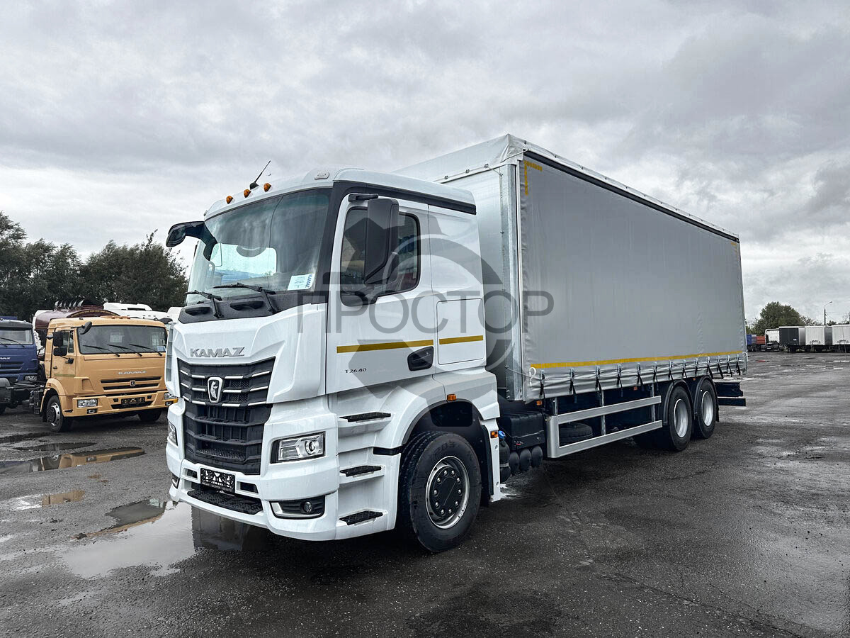 Новый Тентованный грузовик Камаз Камаз 65658-49 Европлатформа шторная: фото 7