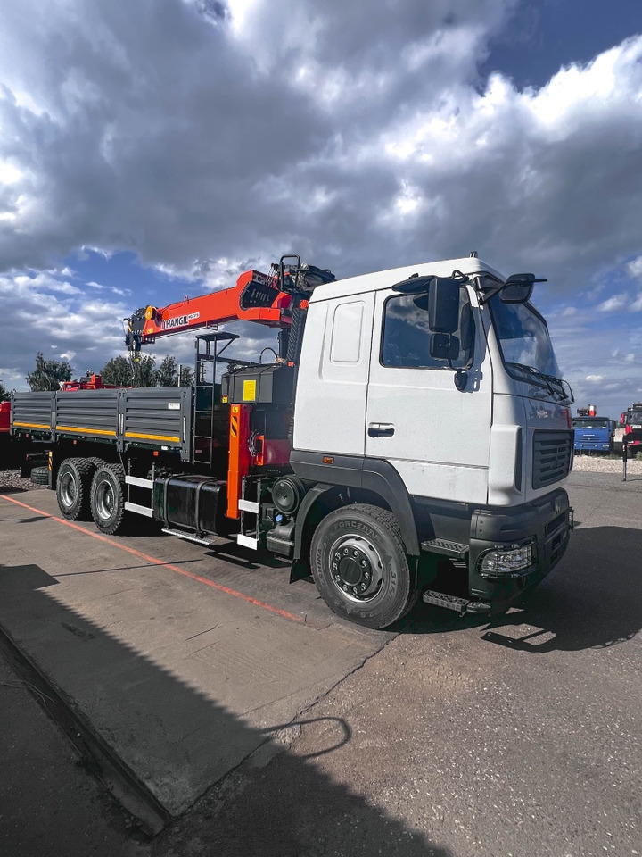 Маз Маз 6312С5 бортовой с Hangil HGC 986 - Бортовой грузовик/ Платформа, Автоманипулятор: фото 1 Маз Маз 6312С5 бортовой с Hangil HGC 986 - Бортовой грузовик/ Платформа, Автоманипулятор: фото 1