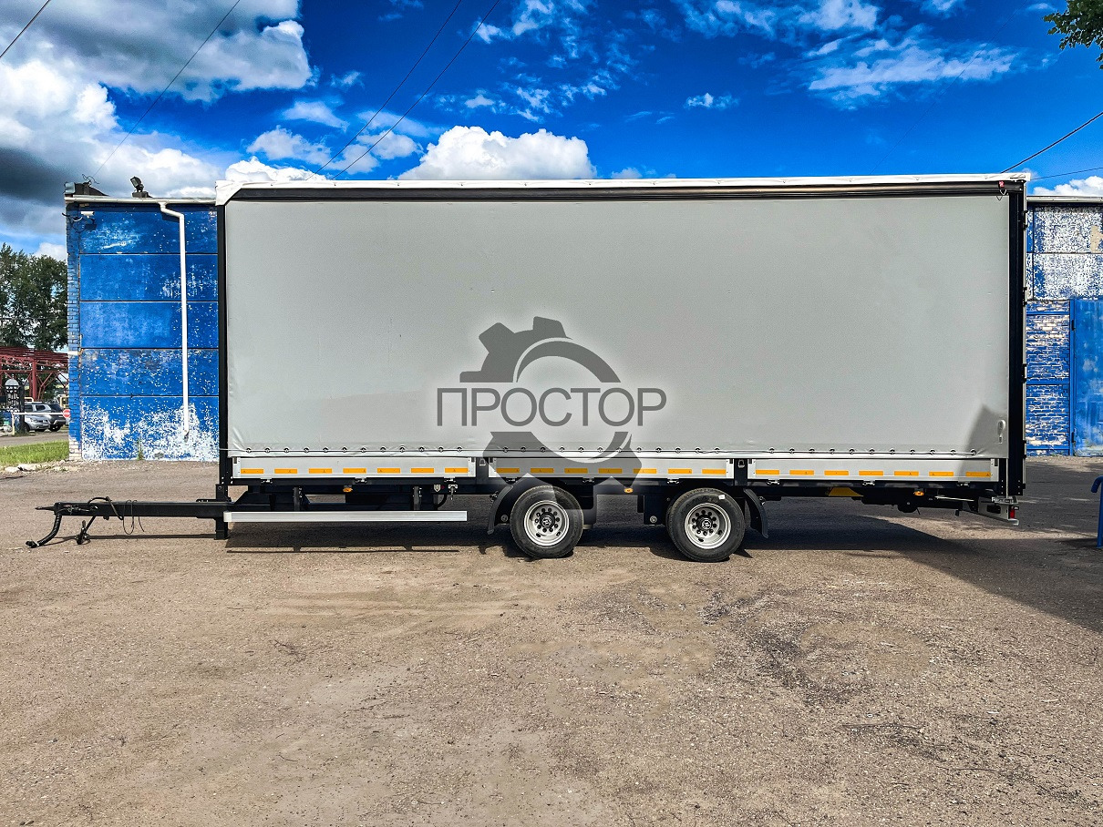 Прицеп автомобильный 870610 с тентом - Тентованный прицеп: фото 4 Прицеп автомобильный 870610 с тентом - Тентованный прицеп: фото 4