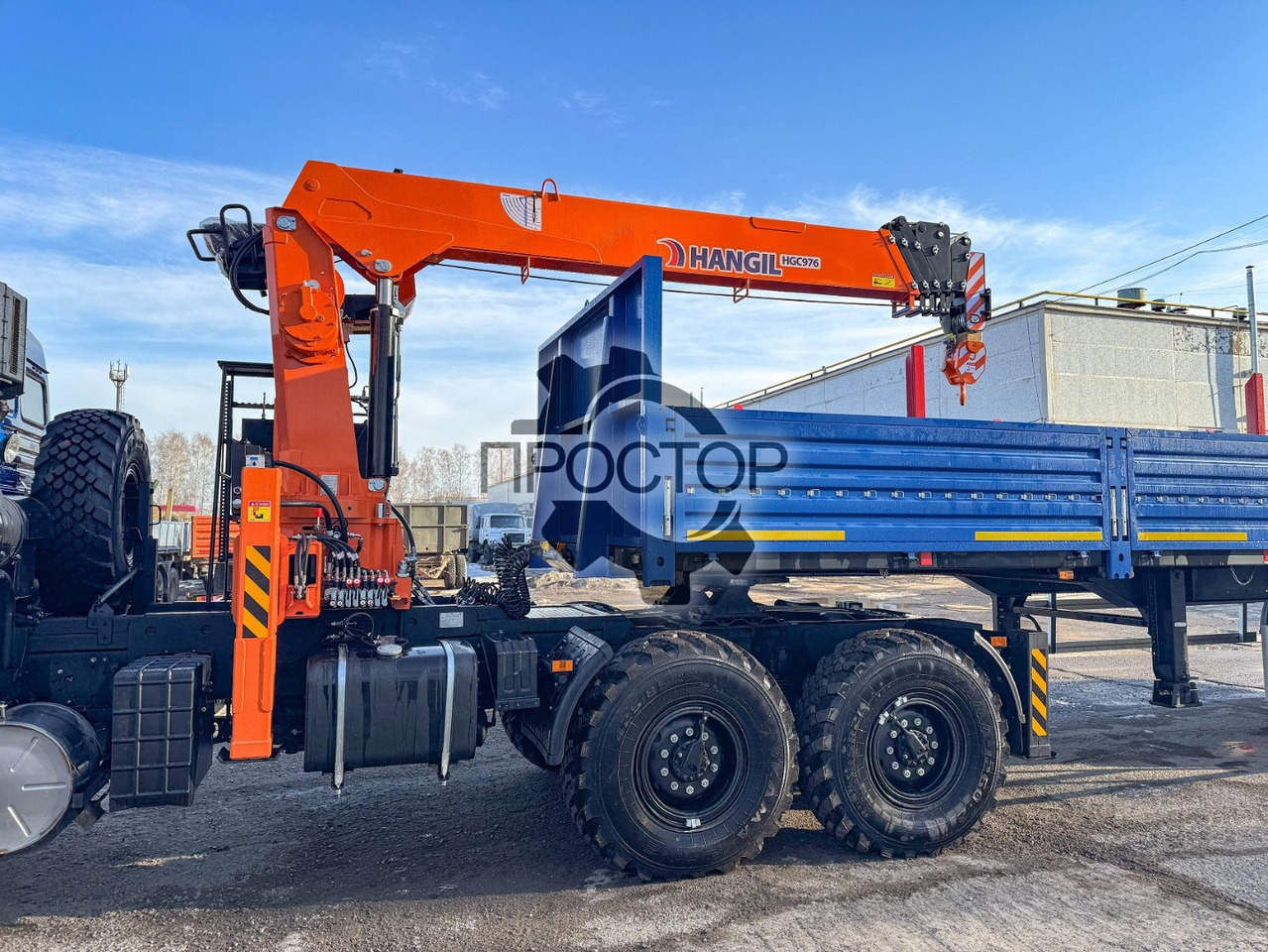 Новый Тягач Камаз Камаз 53504 тягач с КМУ Hangil HGC 976: фото 6