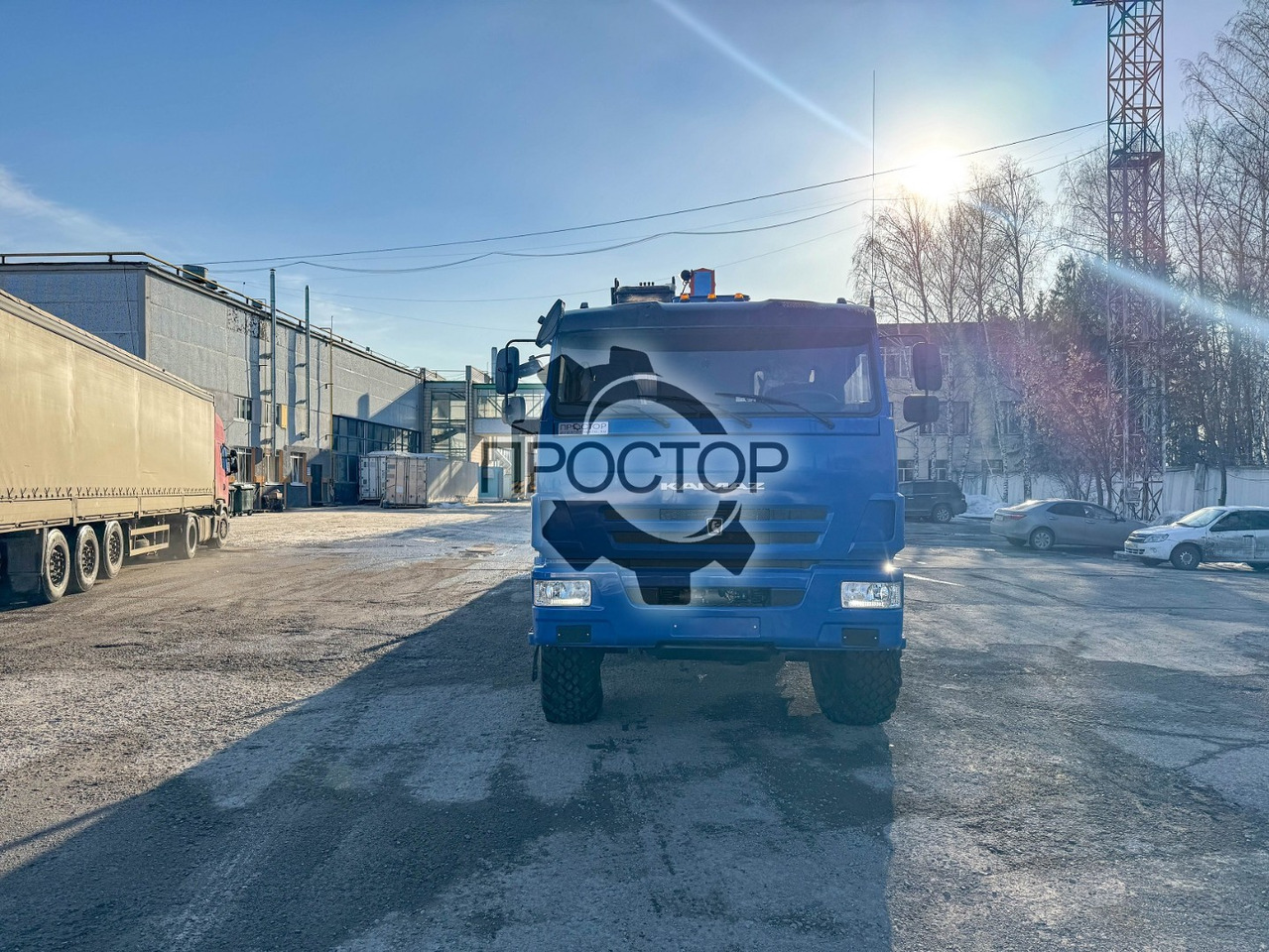 Новый Тягач Камаз Камаз 53504 тягач с КМУ Hangil HGC 976: фото 14