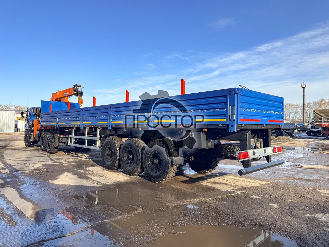 Новый Тягач Камаз Камаз 53504 тягач с КМУ Hangil HGC 976: фото 9