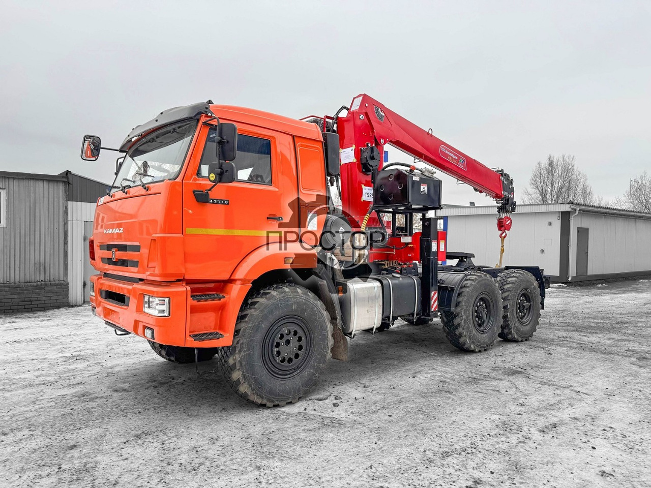 Новый Тягач Камаз Камаз 53504 тягач с КМУ Horyong HRS 216: фото 10