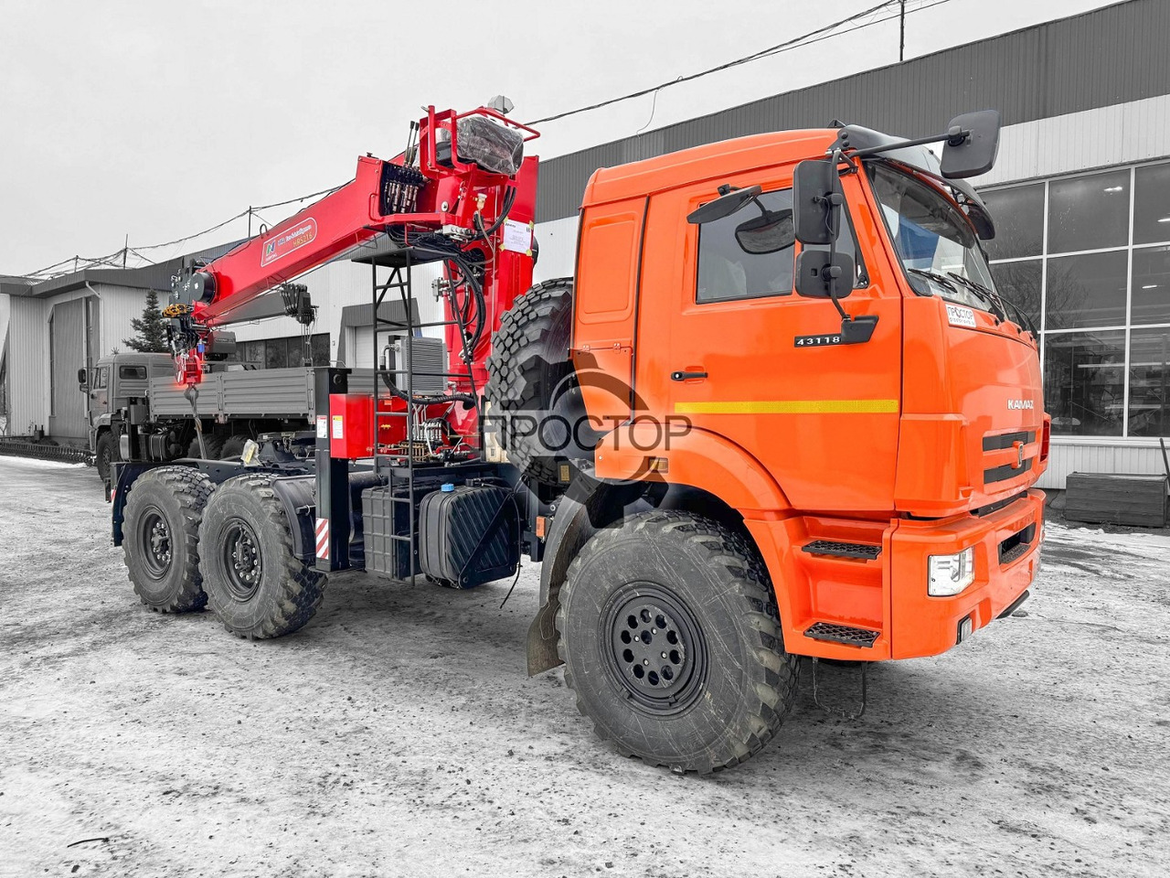 Новый Тягач Камаз Камаз 53504 тягач с КМУ Horyong HRS 216: фото 8