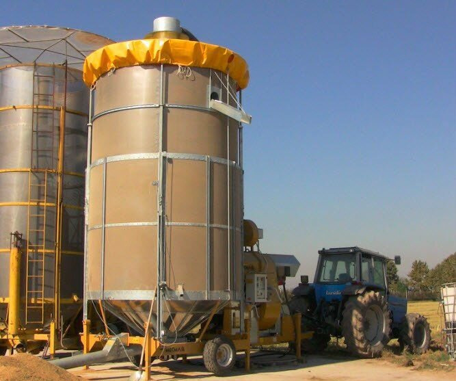 Новый Послеуборочное оборудование Мобильная зерносушилка Mecmar D 24/175 T2: фото 6