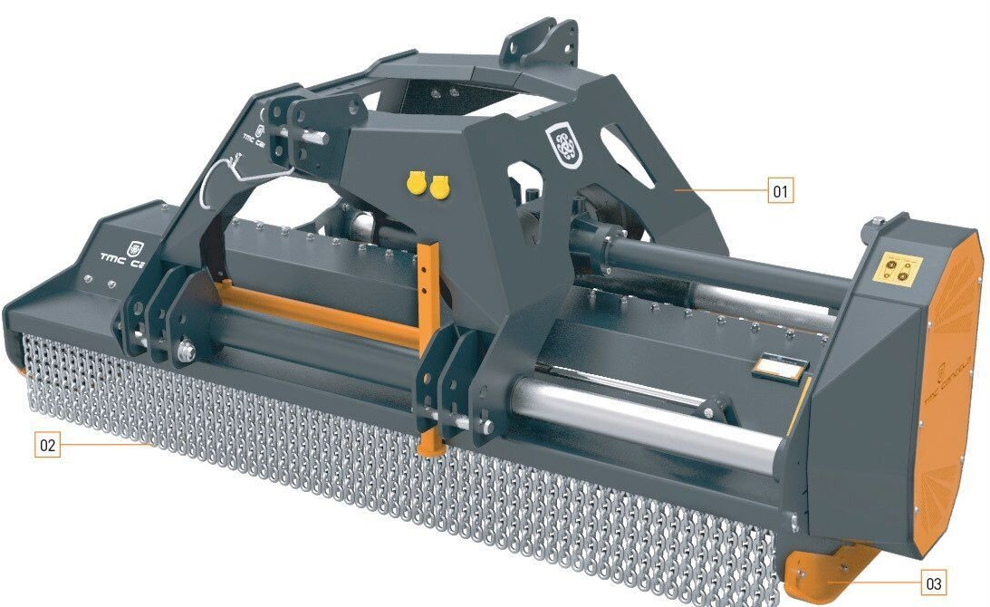 Мульчер TMC Cancela TMS для расчистки полей - Лесной мульчер: фото 1 Мульчер TMC Cancela TMS для расчистки полей - Лесной мульчер: фото 1