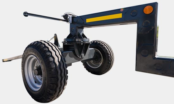 ТЕЛЕЖКА ДЛЯ ТРАНСПОРТИРОВКИ ЖАТОК С ПОВОРОТНОЙ ОСЬЮ - Тележка для жатки: фото 3 ТЕЛЕЖКА ДЛЯ ТРАНСПОРТИРОВКИ ЖАТОК С ПОВОРОТНОЙ ОСЬЮ - Тележка для жатки: фото 3