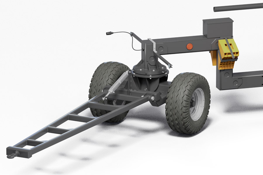 ТЕЛЕЖКА ДЛЯ ТРАНСПОРТИРОВКИ ЖАТОК С ПОВОРОТНОЙ ОСЬЮ - Тележка для жатки: фото 2 ТЕЛЕЖКА ДЛЯ ТРАНСПОРТИРОВКИ ЖАТОК С ПОВОРОТНОЙ ОСЬЮ - Тележка для жатки: фото 2