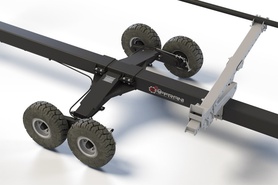 ТЕЛЕЖКА С ТАНДЕМНЫМИ КОЛЁСАМИ - Тележка для жатки: фото 2 ТЕЛЕЖКА С ТАНДЕМНЫМИ КОЛЁСАМИ - Тележка для жатки: фото 2